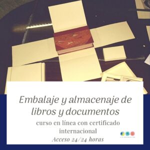 Conservación de libros y documentos - Embalaje y almacenaje