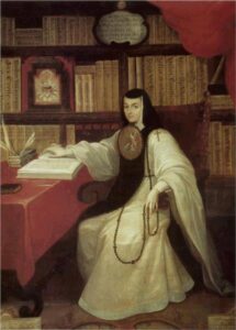 Origen del feminismo Sor Juana, Miguel Cabrera