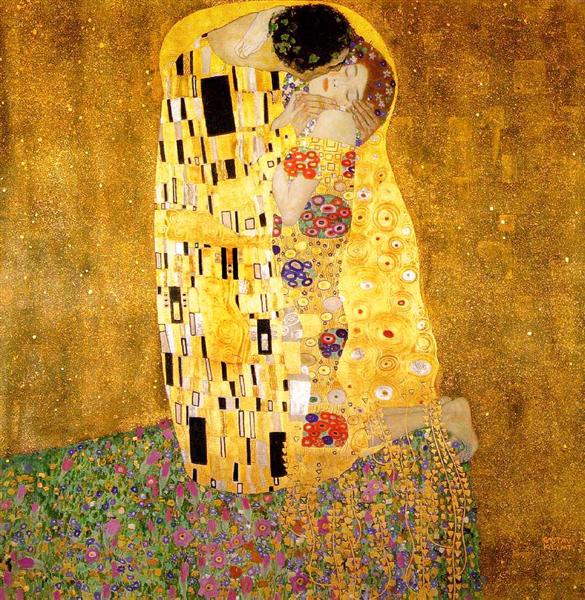 El beso de Gustave Klimt