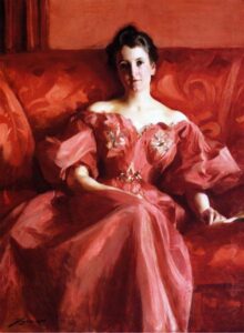 Alfred Stevens Retrato da Sra. Howe 1900