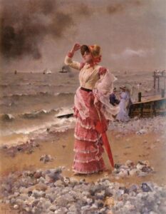 Alfred Stevens Una mujer elegante 1884