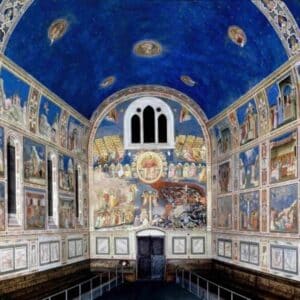 Capela de Giotto en azul ultramarino
