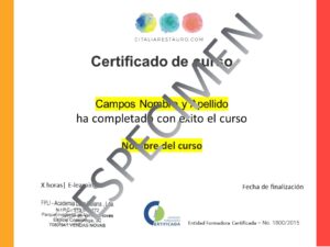 Certificado de curso