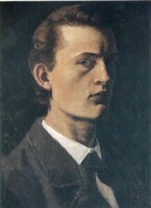 Edvard Munch Autorretrato 1882