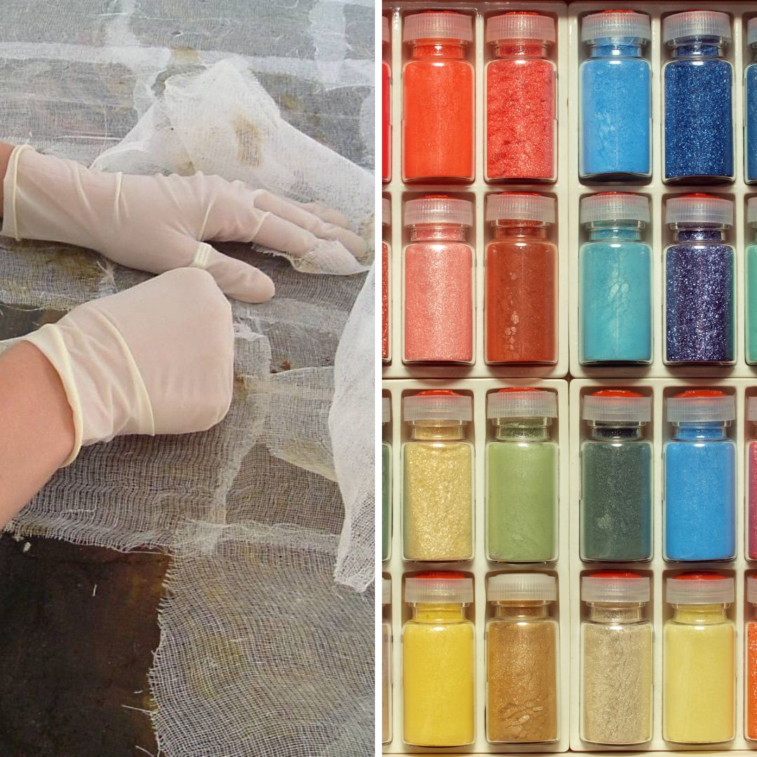 Restauración y conservación de pintura + pigmentos en la restauración de arte