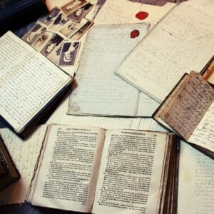 Documentos y fotografás antiguas