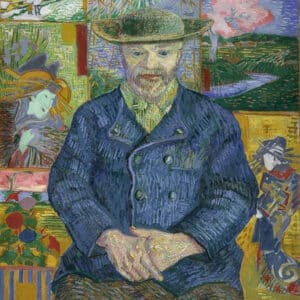 retrato de père Tanguy - Van Gogh