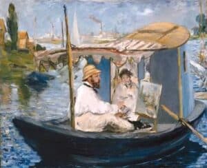 Pintura de Manet - Monet pintando