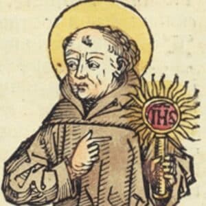 gravura de un jesuita (JHS)