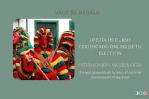 portada del vale de regalo patrimonio y museologia