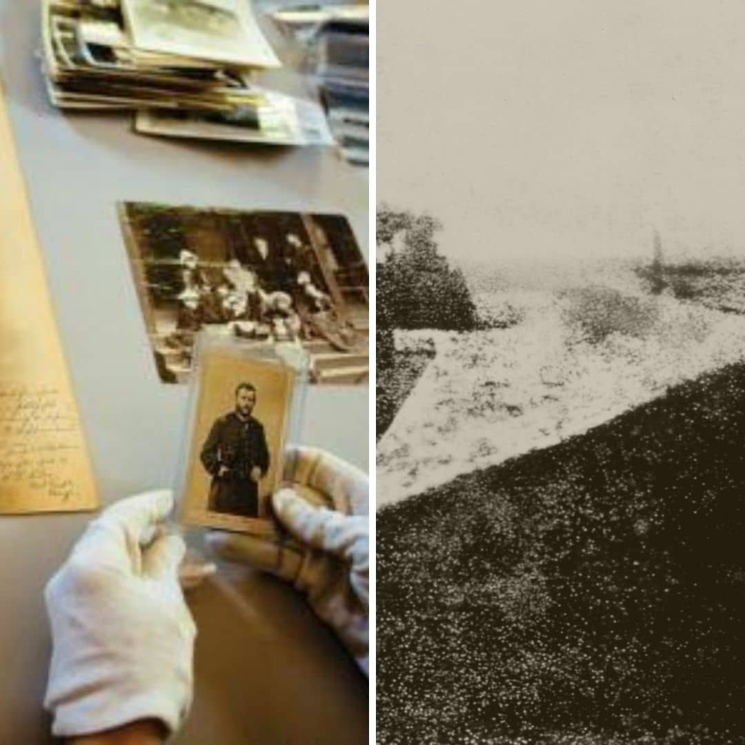 poratda del paquete de cursos online de Historia y Conservación de fotografia